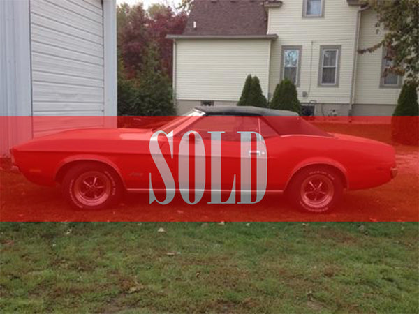 1972 Mustang Convertible - Sold
