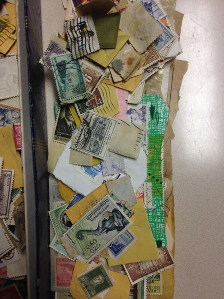 Box of Misc. Stamps - Instant Stamp Collection