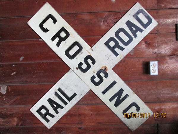 2 Piece Railroad crossing sign