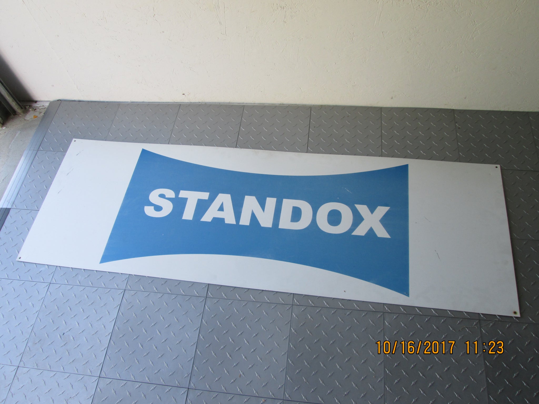 Metal Standox Car Paint advertising sign